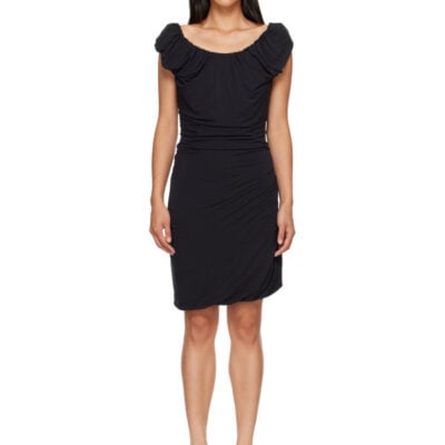 Vivienne Westwood Black Twisted Ginnie Jersey Minidress