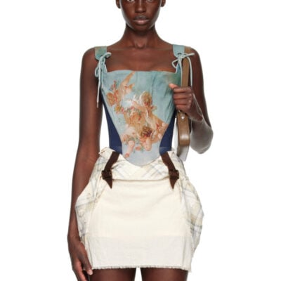 Vivienne Westwood Blue Puppy Corset Top
