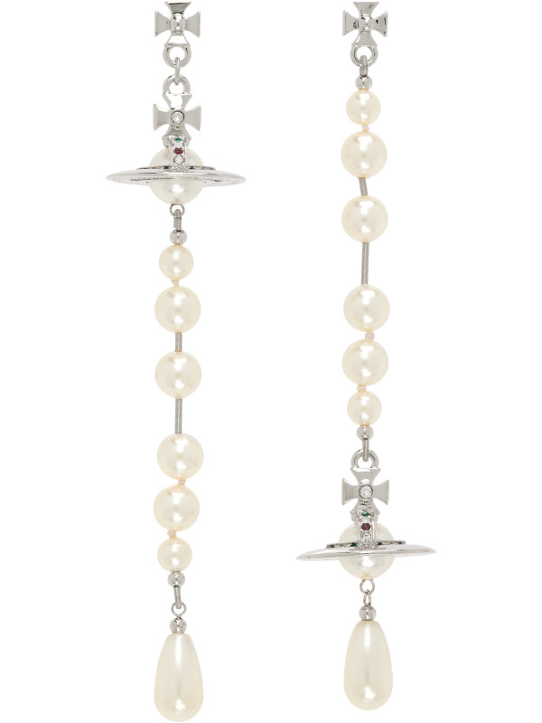 Vivienne Westwood Broken Faux-Pearl Earrings