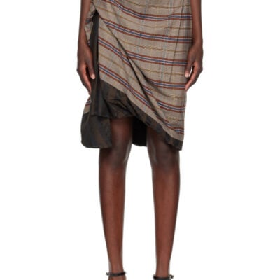 Vivienne Westwood Brown Zoey Midi Skirt