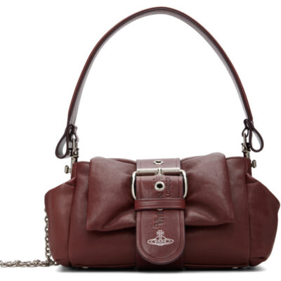 Vivienne Westwood Burgundy Hazel Treasure Hand bag