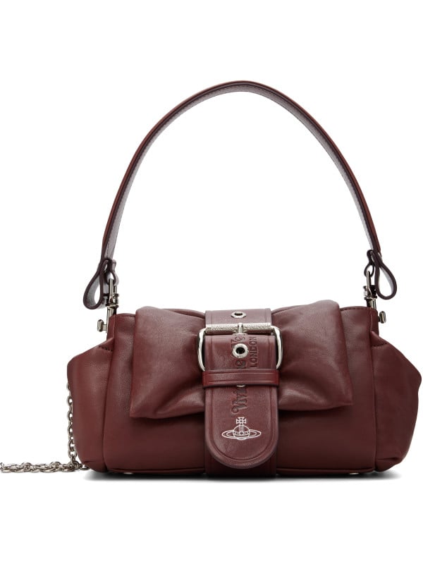 Vivienne Westwood Burgundy Hazel Treasure Hand bag