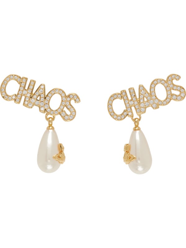 Vivienne Westwood Chaos Faux-Pearl Earrings