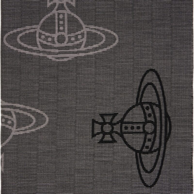 Vivienne Westwood Gray Orb Scarf