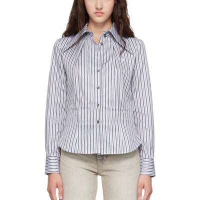 Vivienne Westwood Gray & White Violin Shirt