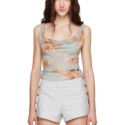 Vivienne Westwood Green Anna Tank Top