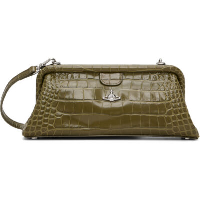 Vivienne Westwood Khaki Jane Frame Bag