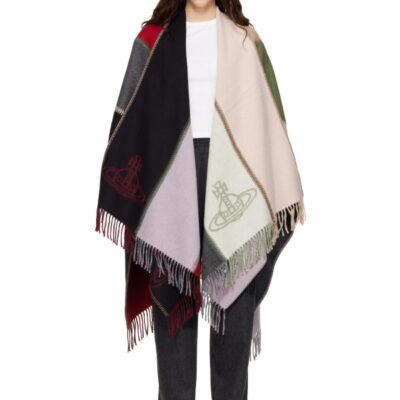 Vivienne Westwood Multicolor Stefano Poncho Scarf