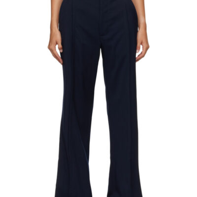 Vivienne Westwood Navy Wide Leg Trousers