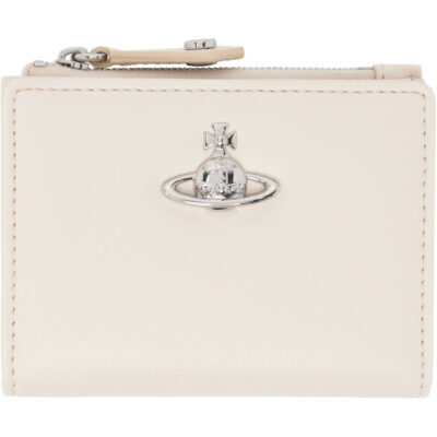 Vivienne Westwood Off-White Slim Flap Card Holder
