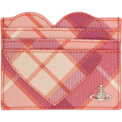 Vivienne Westwood Pink Heart Card Holder