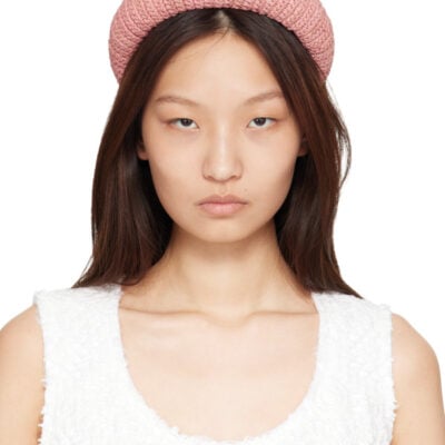 Vivienne Westwood Pink Raffia Headband
