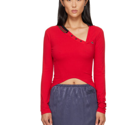 Vivienne Westwood Red Ls Glory Polo