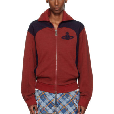 Vivienne Westwood Red & Navy Alien Track Jacket