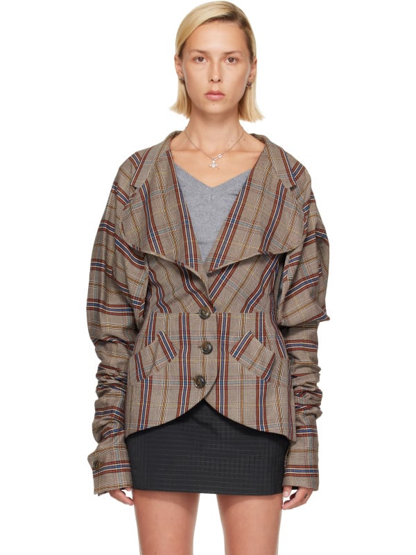 Vivienne Westwood Taupe Appetizer Blazer
