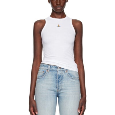 Vivienne Westwood White 90s Tank Top