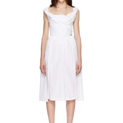 Vivienne Westwood White Sunday Midi Dress