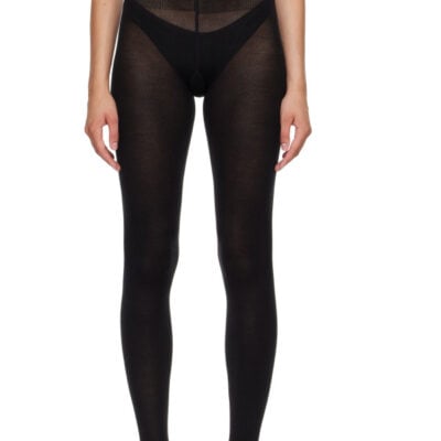 Wolford Black Cashmere & Silk Tights