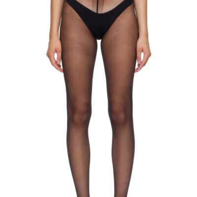Wolford Black Individual 10 Tights