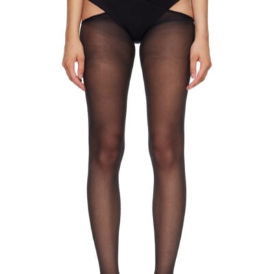 Wolford Black Individual 12 Stay-Hip Tights