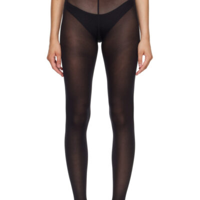 Wolford Black Velvet de Luxe 50 Tights