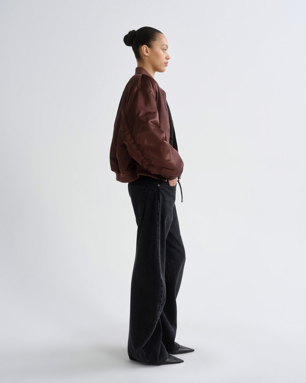 MNAGO041026031425068_3 AGOLDE Frankie Reversible Bomber - Image 3