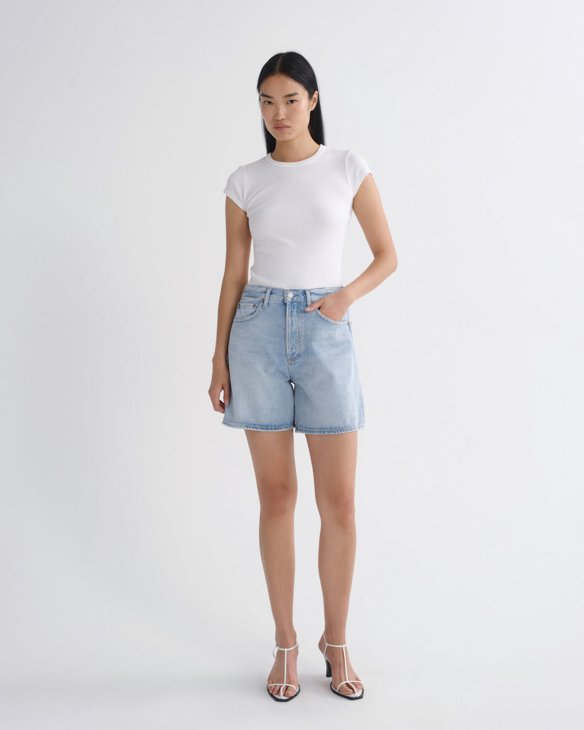 AGOLDE Dame Short - Image 1