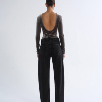AGOLDE Corrin Scoop Back Bodysuit (Velvet) - Image 2