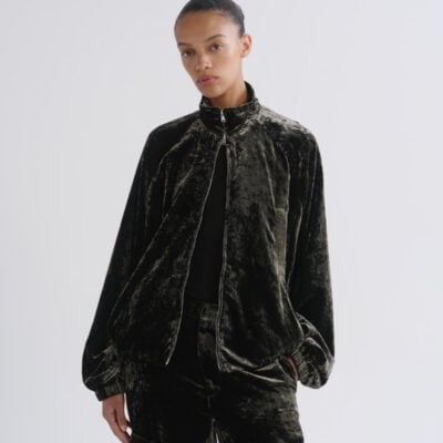 AGOLDE Catrine Bomber (Velvet) - Image 1