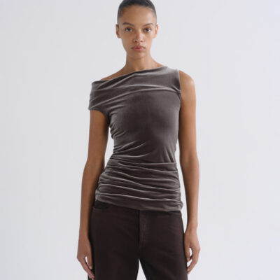 AGOLDE Carlin Top (Velvet) - Image 1