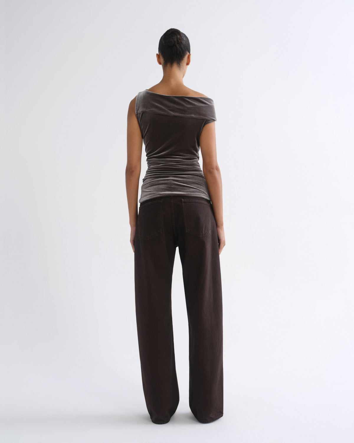 MNAGO091026051547064_2 AGOLDE Carlin Top (Velvet) - Image 2