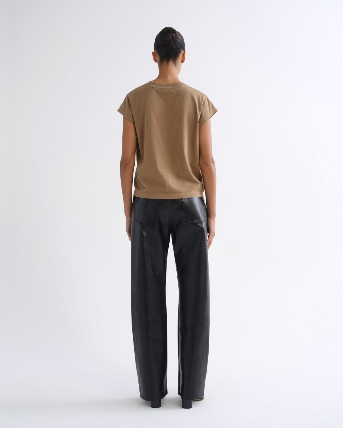 MNAGO091026051547066_2 AGOLDE Bryce Cap Sleeve Tee - Image 2
