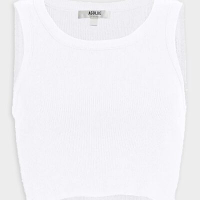 AGOLDE Cropped Poppy Tank - Image 1