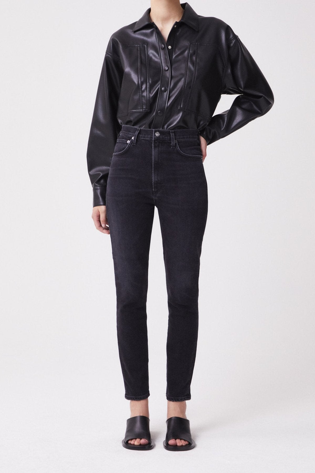 AGOLDE Pinch Waist Ultra High Rise Skinny - Image 2