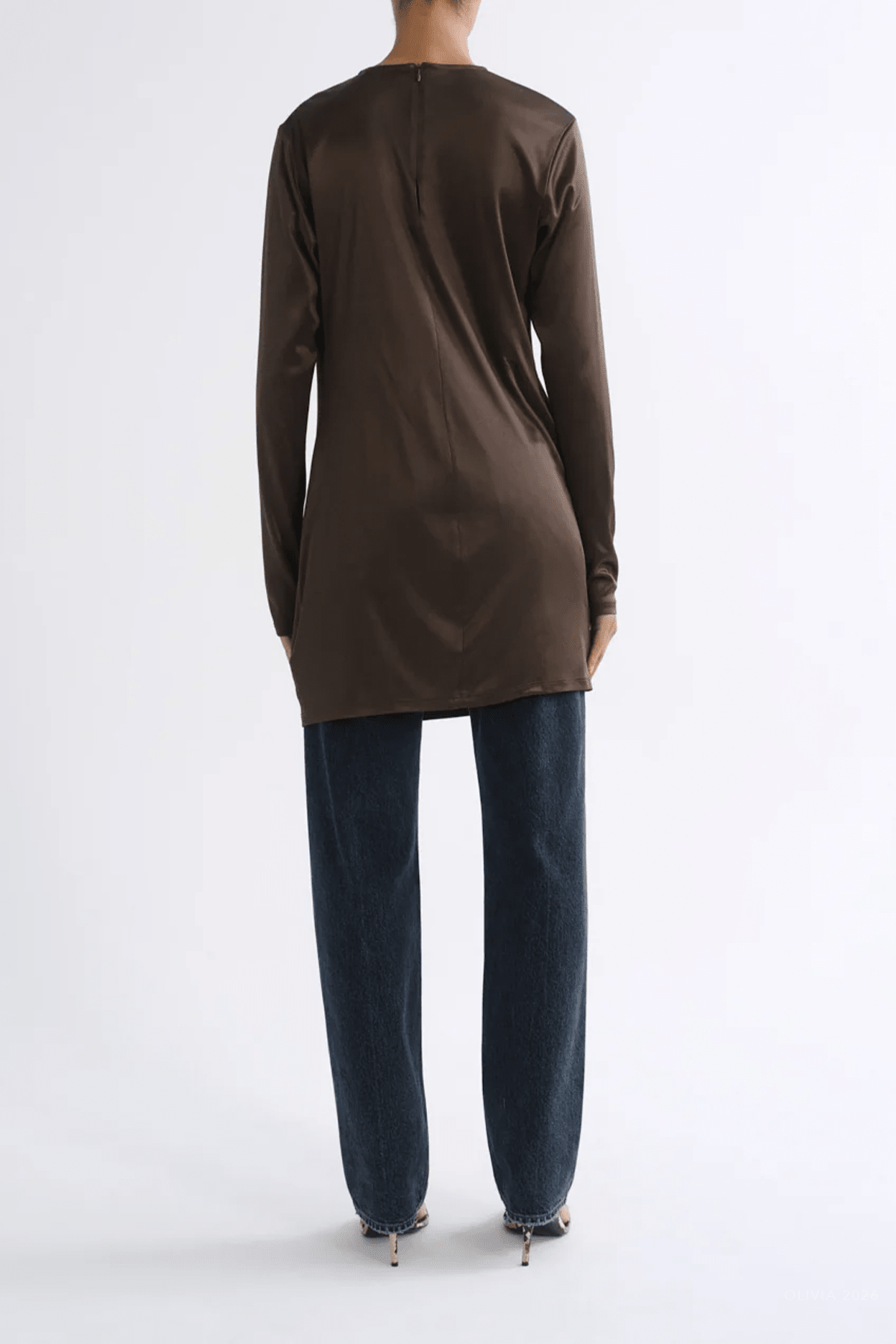 AGOLDE Robyn Draped Mini Dress - Image 3