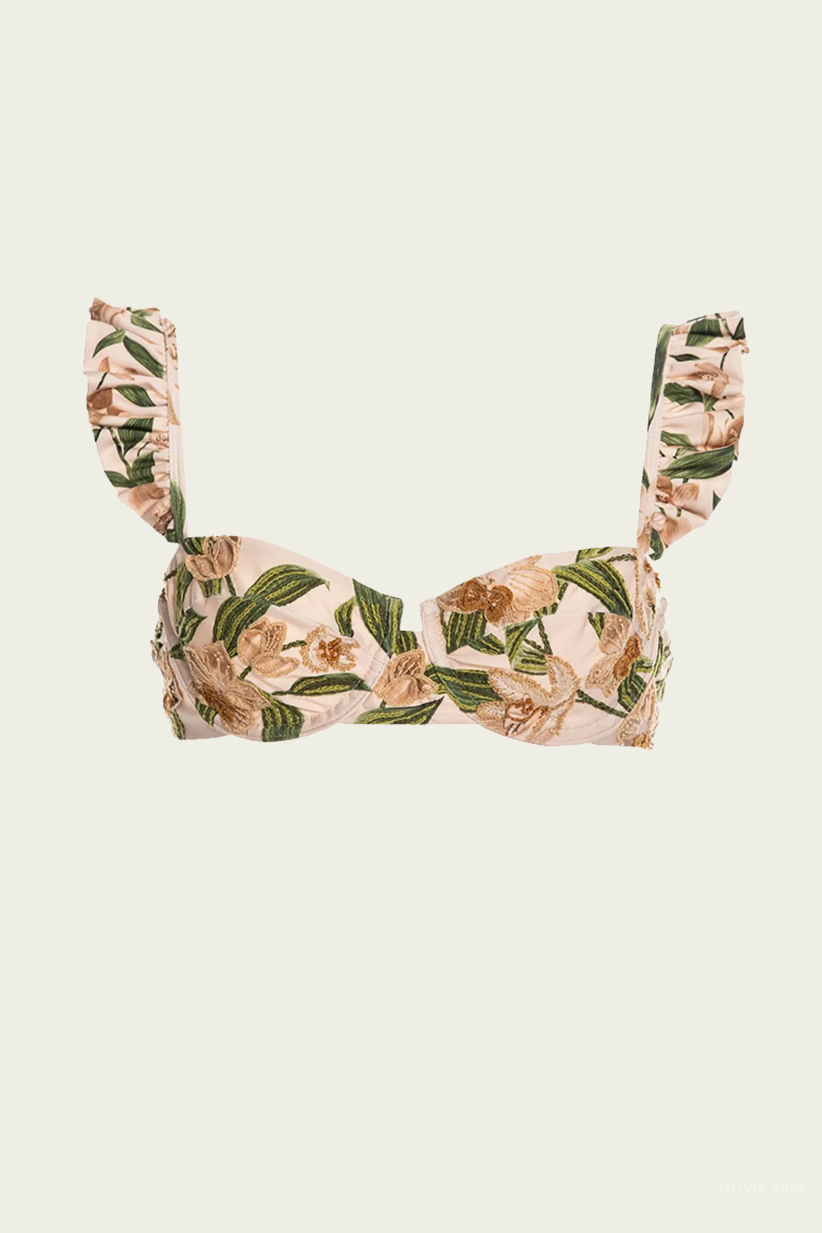 Agua by Agua Bendita Kiwi Orquidea Bikini Top - Image 1