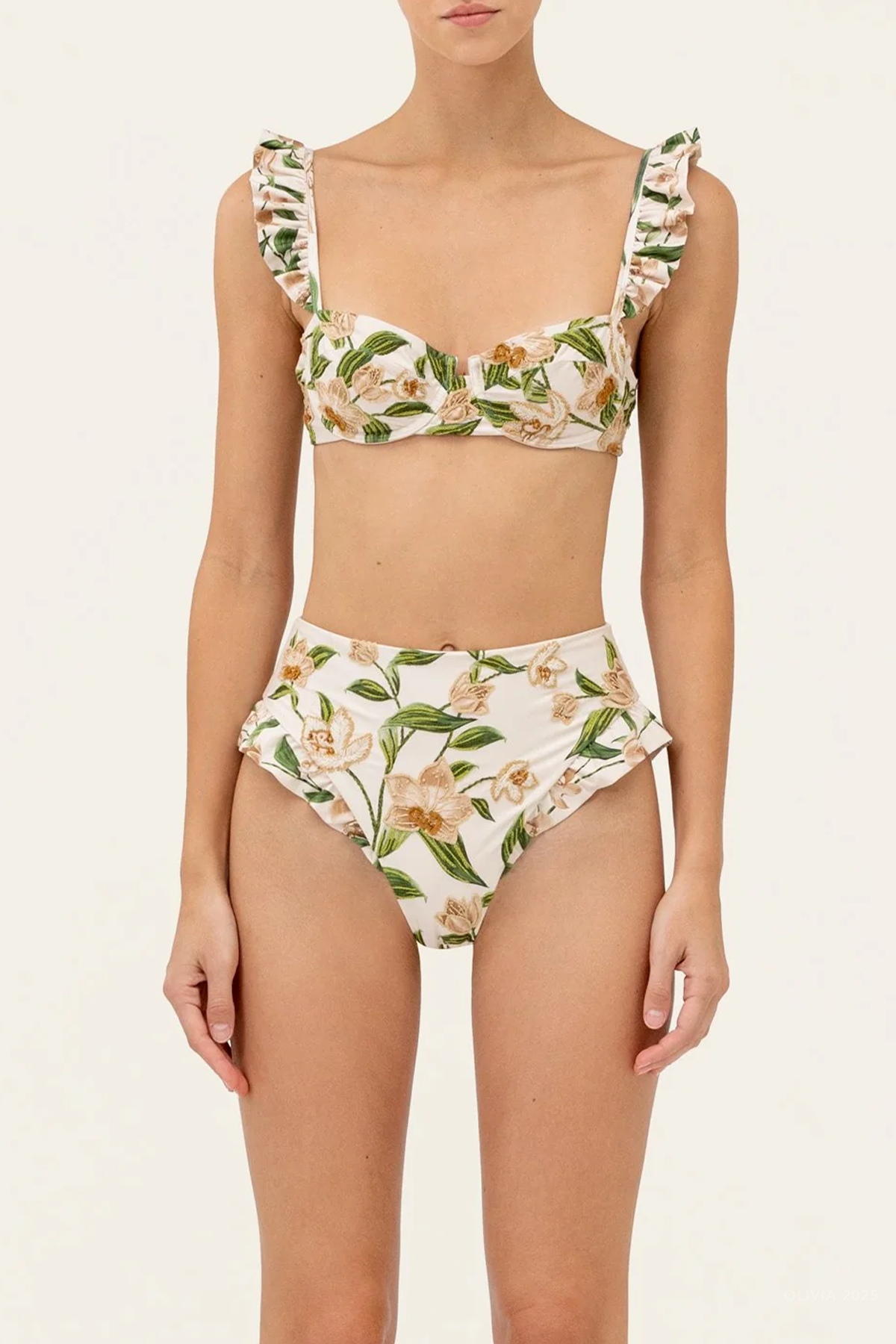 MNAGUA051026013430310_3 Agua by Agua Bendita Kiwi Orquidea Bikini Top - Image 3