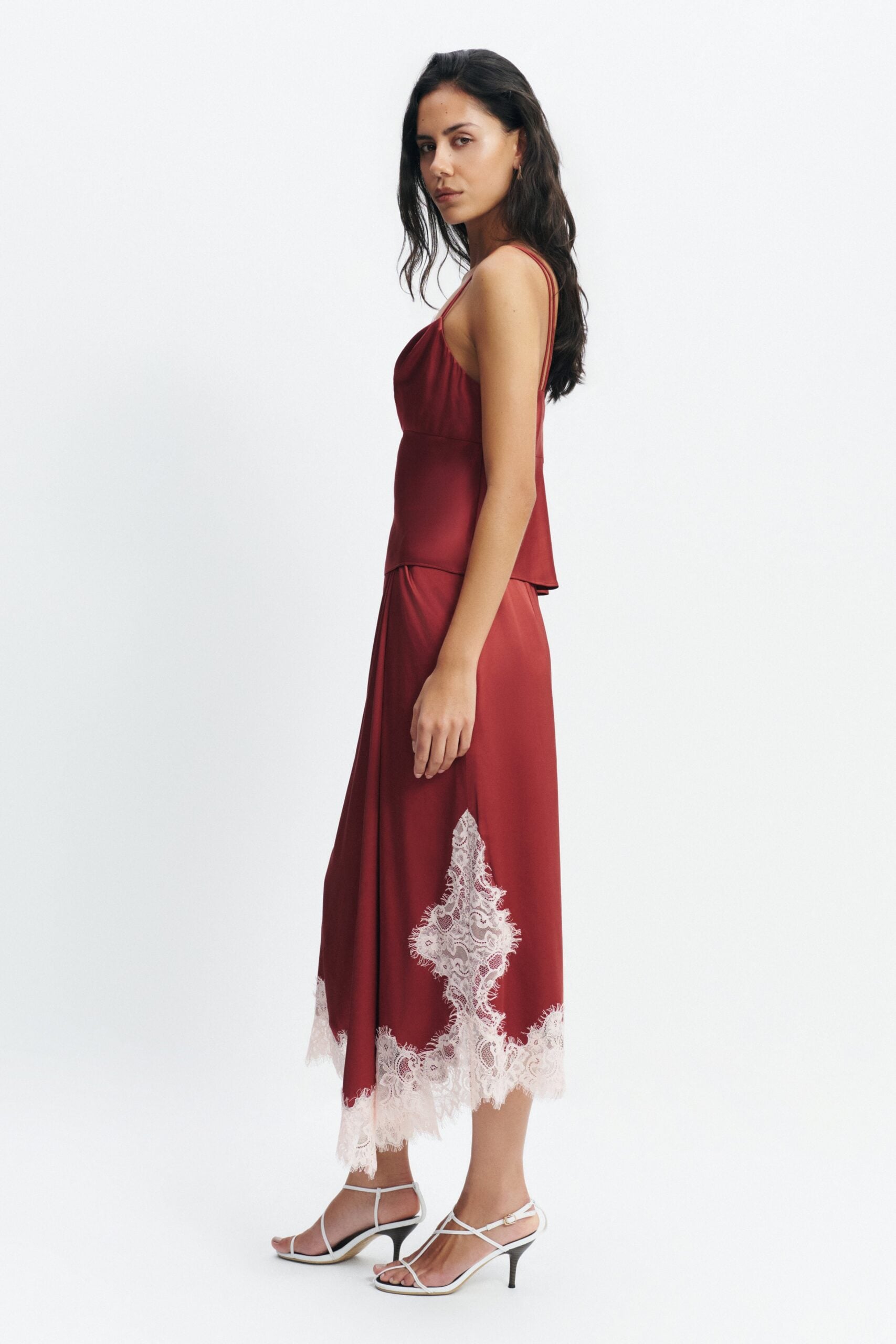 MNAJE041026180236001_3 Aje Zera Lace Midi Skirt - Image 3