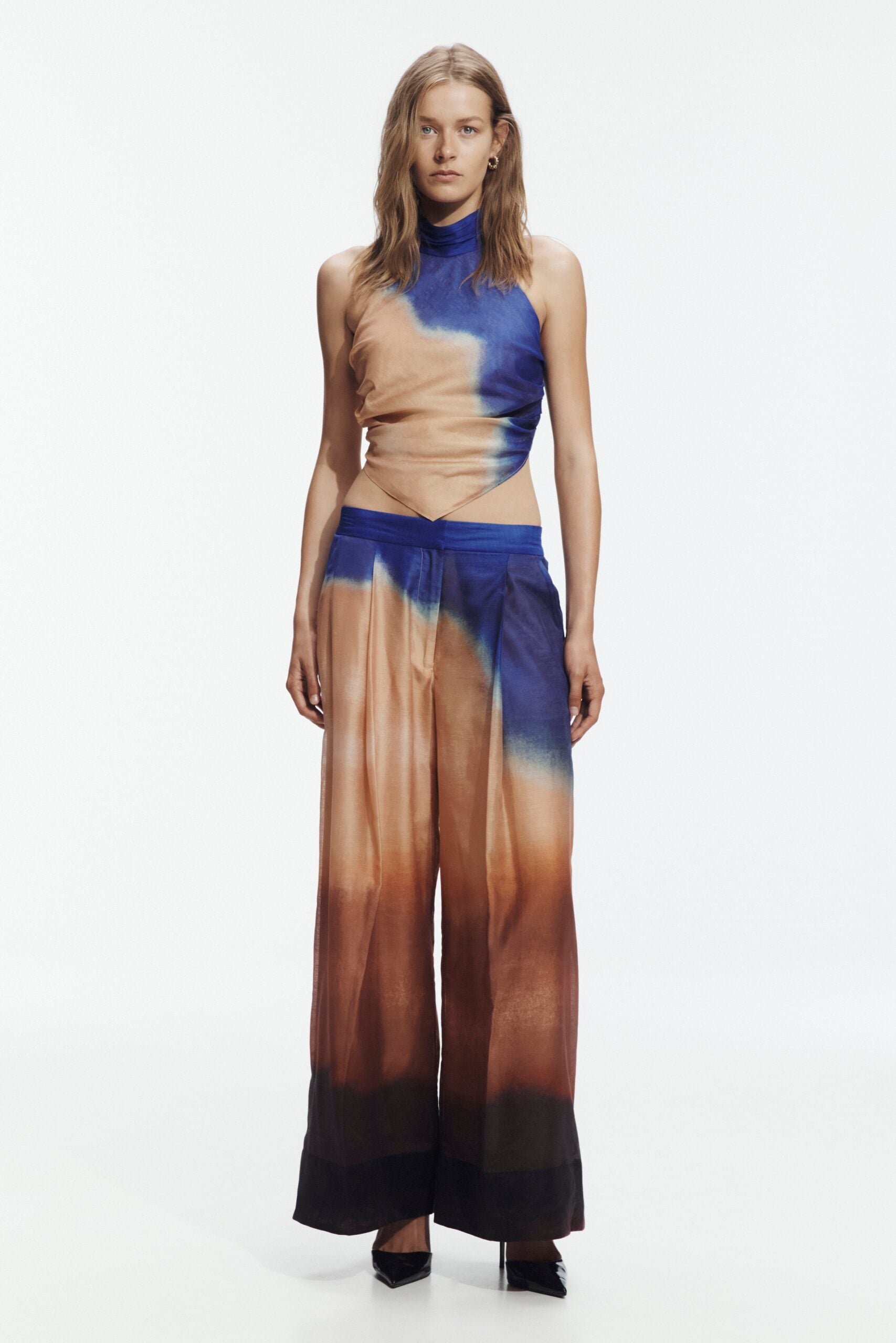 Aje Tamarin Scarf Top - Image 1