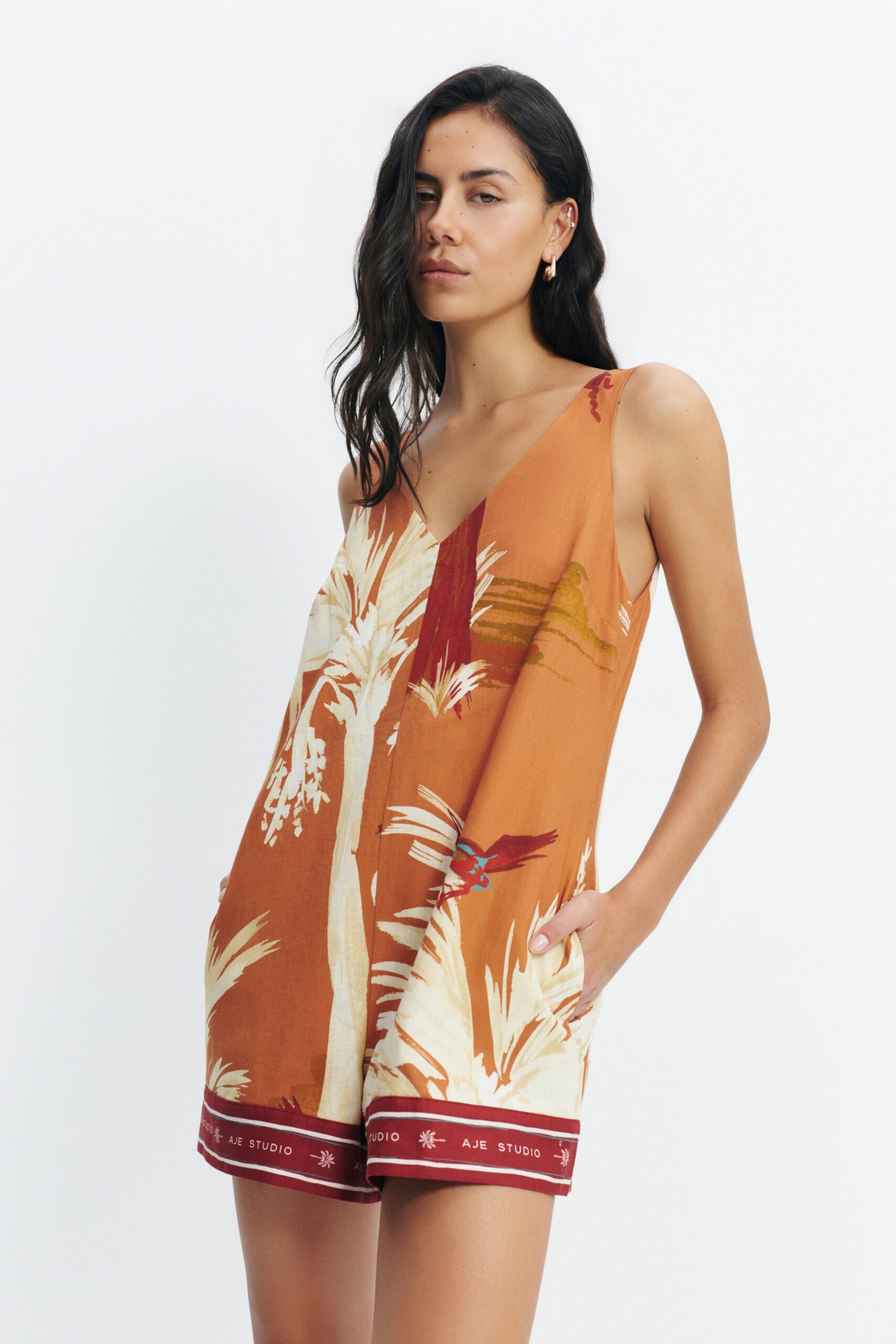 MNAJE041026180236030_3 Aje Sol Relaxed Playsuit - Image 3