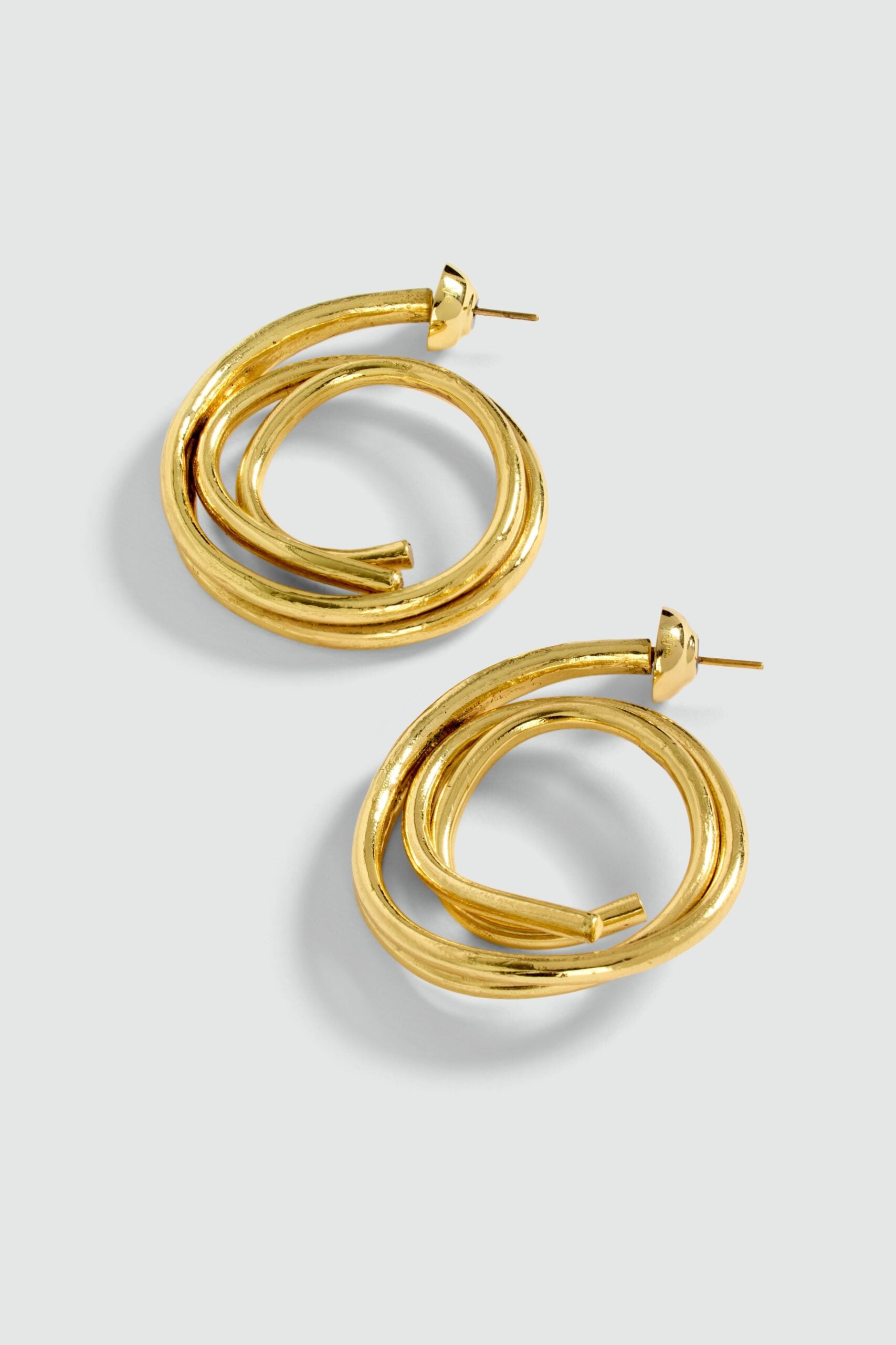 MNAJE041026180236035_2 Aje Sascha Large Swirl Earrings - Image 2