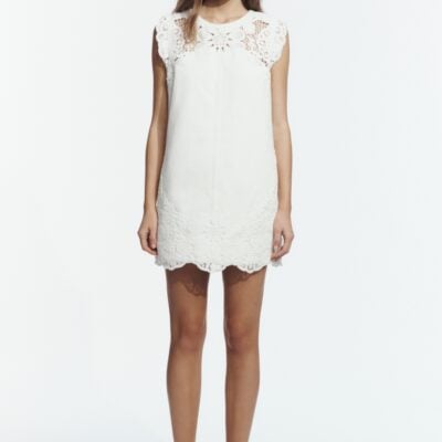 Aje Sardinia Denim Mini Dress - Image 1