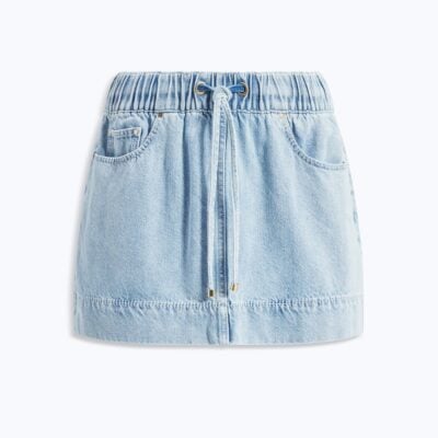 Aje Margot Mini Denim Skirt - Image 2