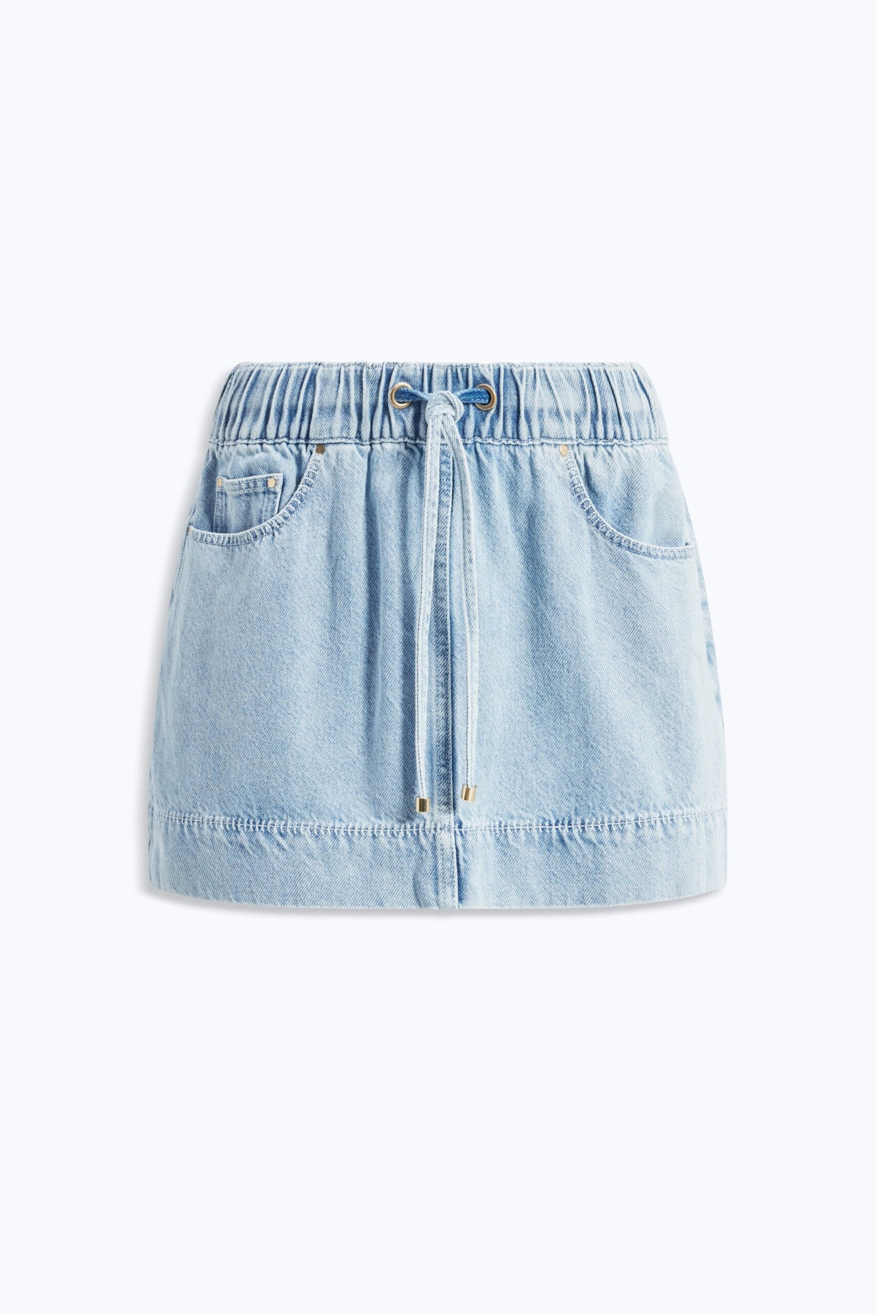 MNAJE041026180236073_2 Aje Margot Mini Denim Skirt - Image 2