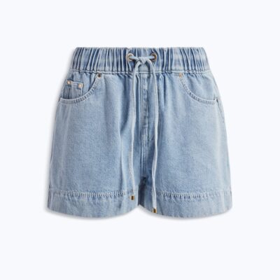 Aje Margot Denim Relaxed Short - Image 2