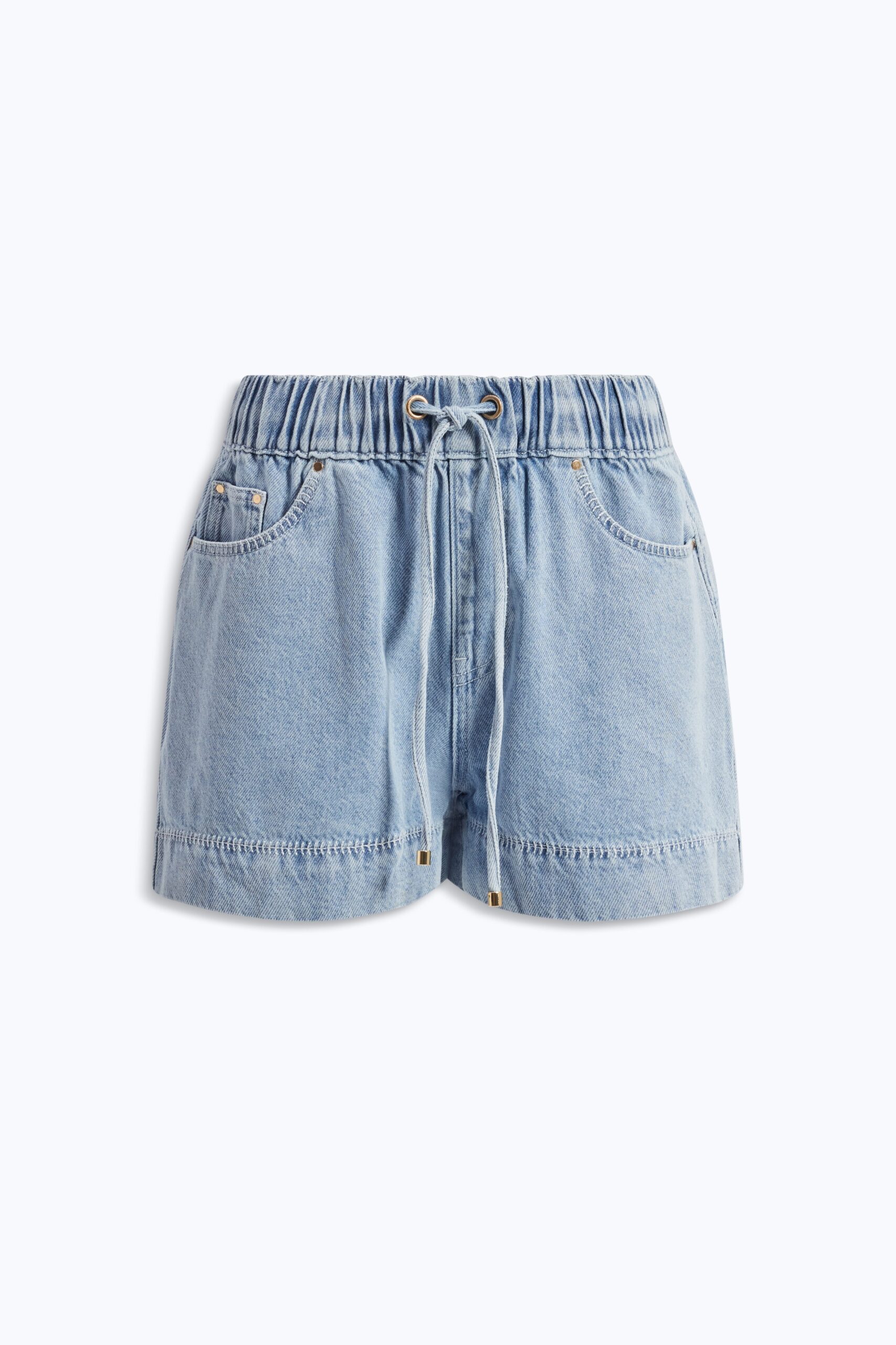Aje Margot Denim Relaxed Short - Image 2