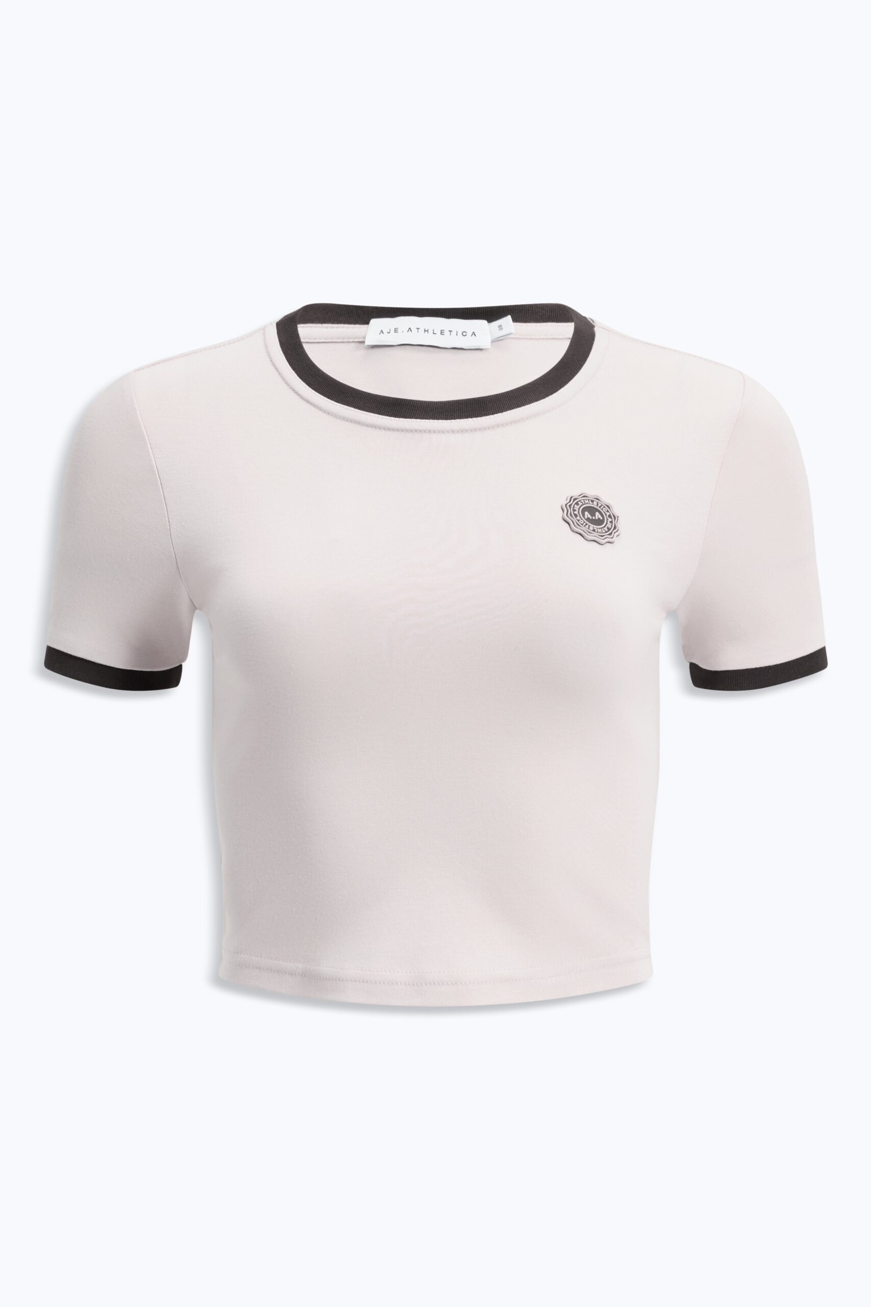 MNAJE041026180236077_2 Aje Logo Patch Baby Tee - Image 2