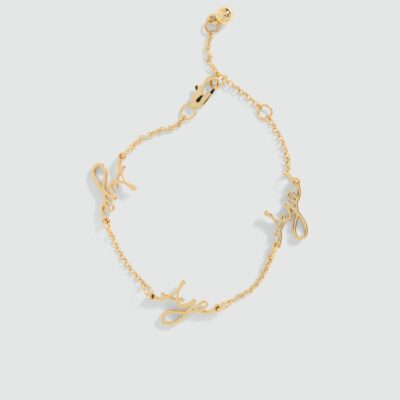 Aje Larissa Cursive Bracelet - Image 1