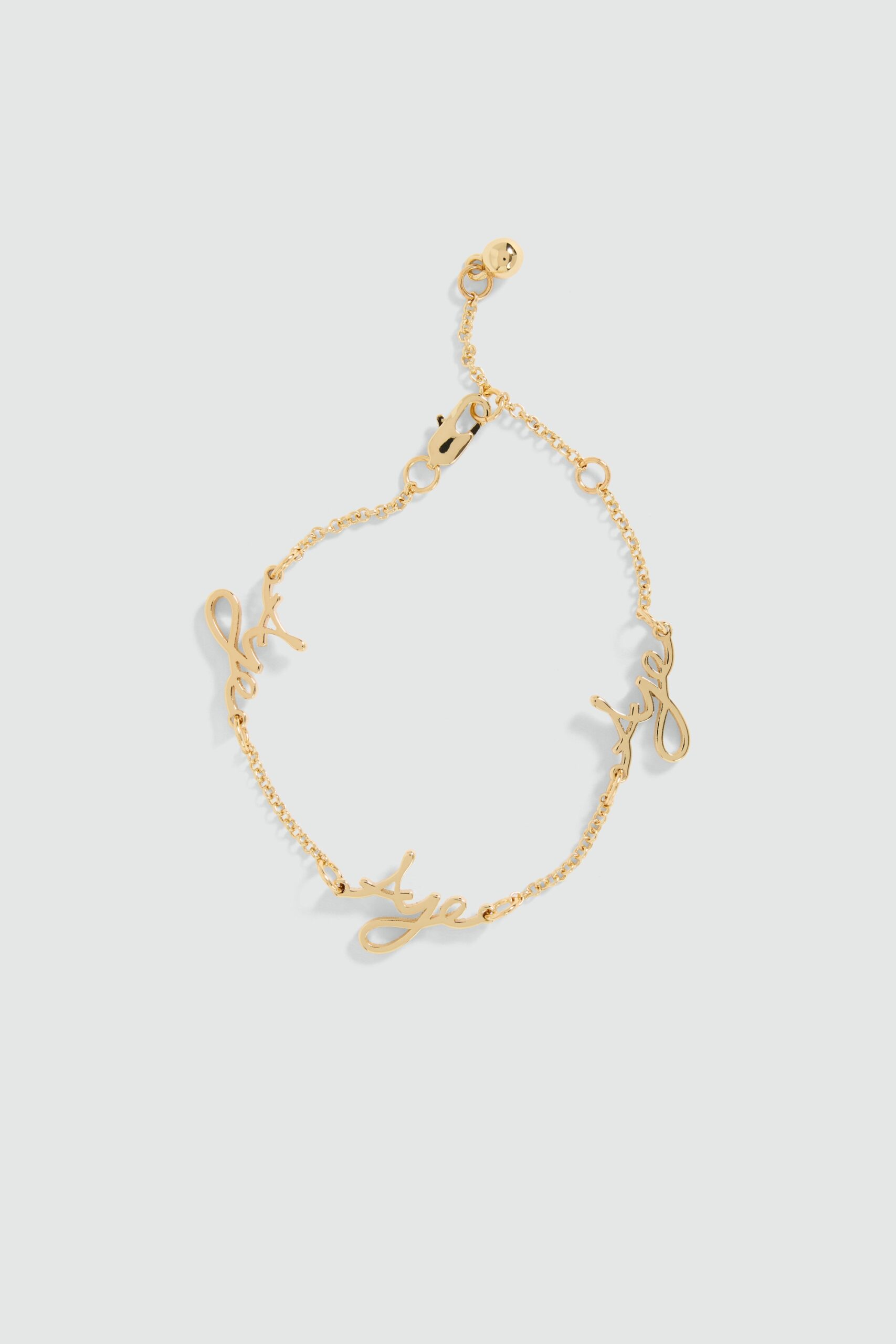 Aje Larissa Cursive Bracelet - Image 1