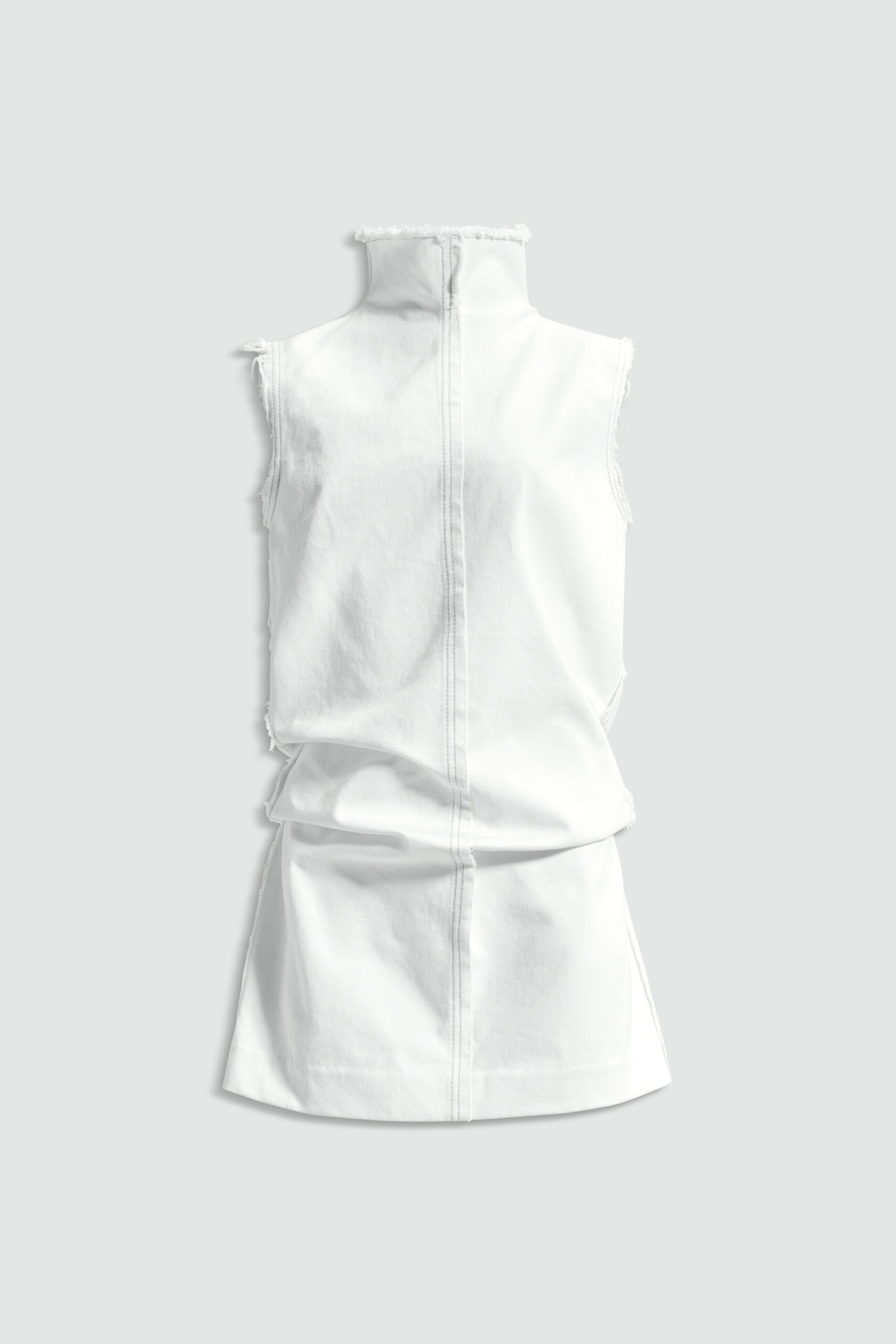 MNAJE041026180236083_2 Aje Kirra Denim Mini Dress - Image 2